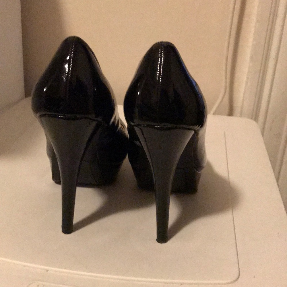 Nine West black platform high heels - Picture 3 of 4